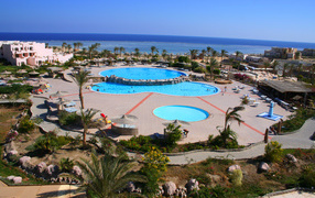 Hotel in the resort of Marsa Alam, Egypt