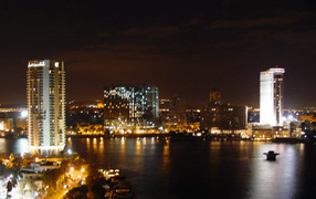Night lights in Cairo
