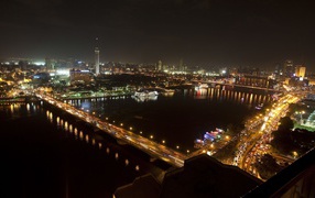 Night view in Cairo