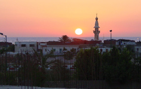 Закат на курорте Эль Кусейр, Египет