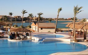 Winter holiday in the resort of El Gouna, Egypt