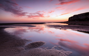 Dawn at the Hunstanton Beach, UK