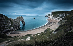 Part of the Jurassic Coast in Dorset, England