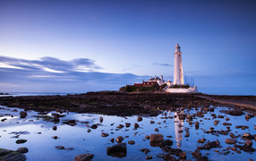 St Mary's Lighthouse in the UK