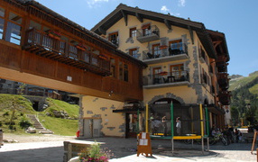 Арка на горнолыжном курорте Лез Арк, Франция