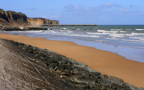 Пляж в Нормандии, Франция