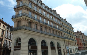 Красивое здание в Эльзасе, Франция