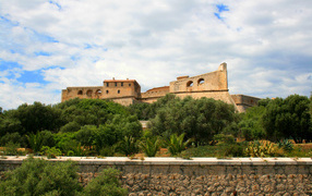 Замок на курорте Антибы, Франция