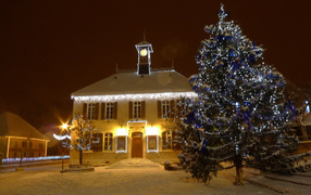 Рождество на курорте Виллар-де-Ланс, Франция