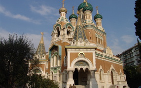 Церковь в городе Ницца, Франция