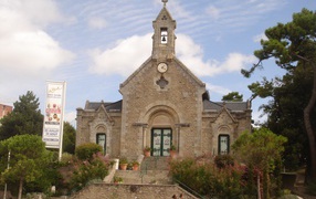 Church in the resort of La Baule, France