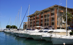 Holiday in the resort of Port de Frejus, France
