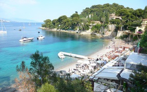 Причал на курорте Сен-Жан-Кап-Ферра, Франция