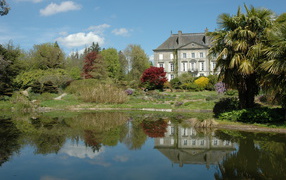 Дом у озера в Бретань, Франция