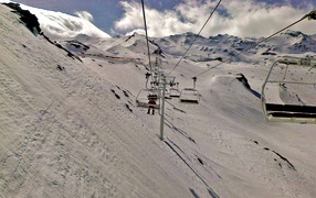 Подъемник на горнолыжном курорте Валь-Торанс, Франция