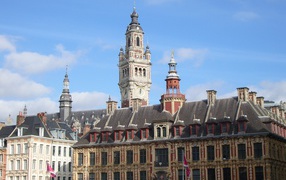 Palace in the city of Lille, France