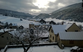 Панорама на курорте Виллар-де-Ланс, Франция