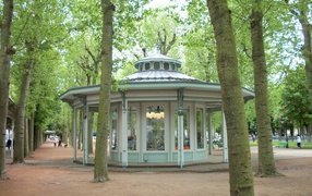 Парк в городе Виши, Франция