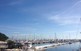 Порт на курорте Манделье ля Напуль, Франция