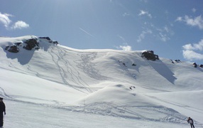 Лыжная трасса на горнолыжном курорте Валь-Торанс, Франция