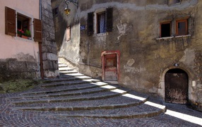 Лестница в городе Аннеси, Франция