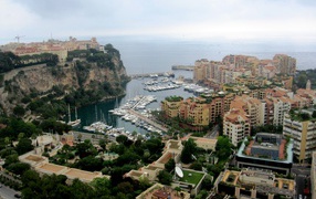 Urban buildings in Monaco
