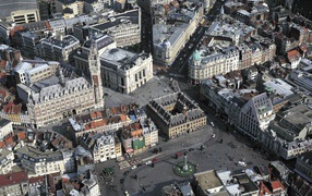 Панорама в городе Лилль, Франция