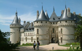 Walk from the castle in the Loire, France