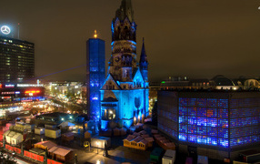 Ночной собор в Берлине