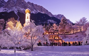 Религиозный храм в Баварии