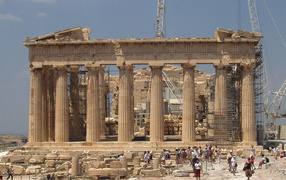 Древние руины в Афинах