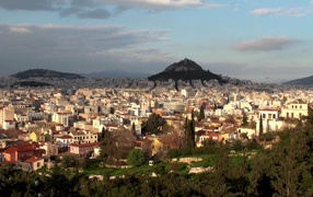 View of the city of Athens