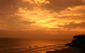 После заката в Варкале