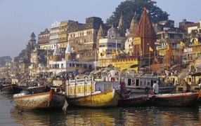 Boats in Varanasi