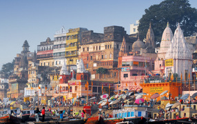 Colorful city of Varanasi