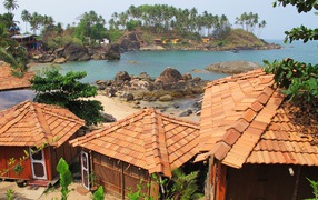 Маленькие дома в Гоа