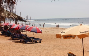 Отдых на пляже в Баге