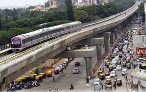 Транспортное движение в Бангалоре