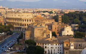 Старинные здания в Риме