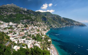 Blue Lagoon resort on the coast of Amalfi, Italy