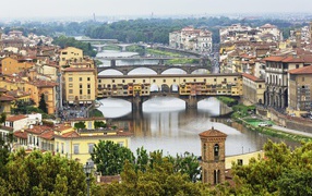 Bridges in Florence, Italy