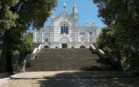 Cathedral in the resort of Rapallo, Italy