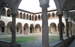 Courtyard University of Bergamo, Italy