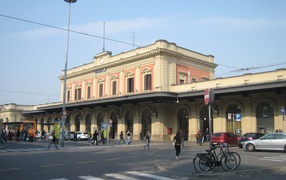 Вход на стадион в Парме, Италия