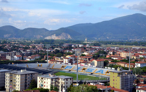 Футбольный стадион в Пизе, Италия