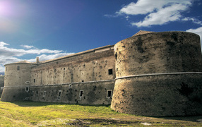 Fortress at the resort Pizavr, Italy