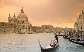 Gondolier in Venice, Italy