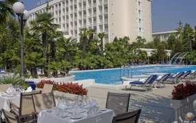 Гранд отель на курорте Абано Терме, Италия