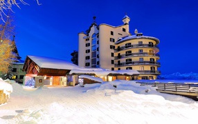 Hotel in the ski resort Sestriere, Italy