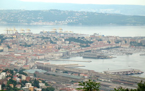 In the resort city of Trieste, Italy